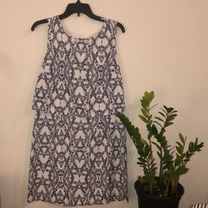 Banana republic Geometric print dress